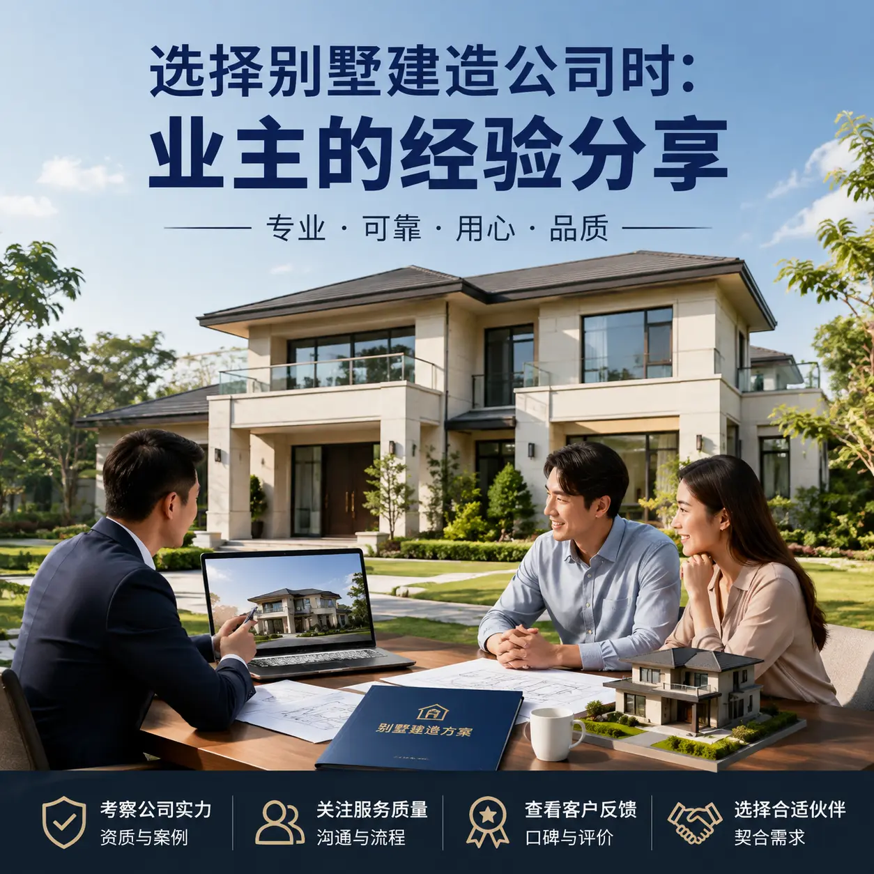 选择别墅建造公司时： 平塘 业主的经验分享