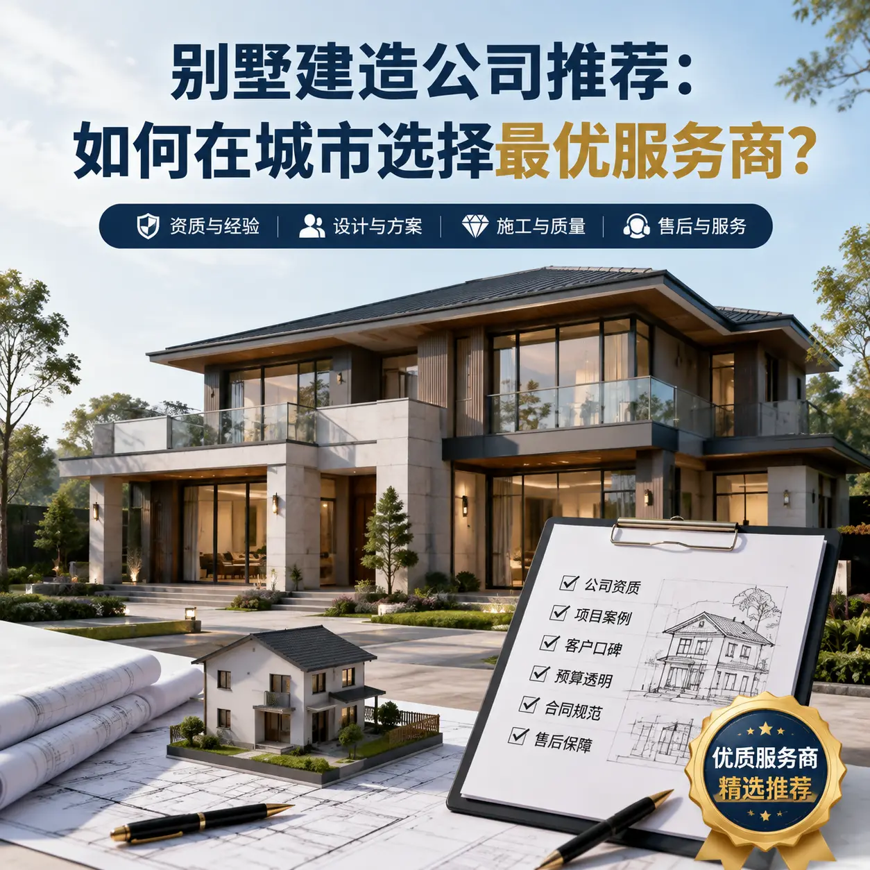 别墅建造公司推荐：如何在 平塘 选择最优服务商？