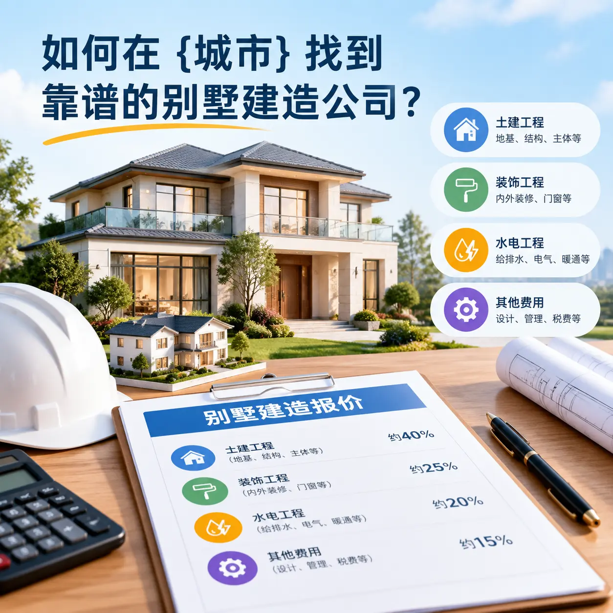 如何在 平塘 找到靠谱的别墅建造公司？