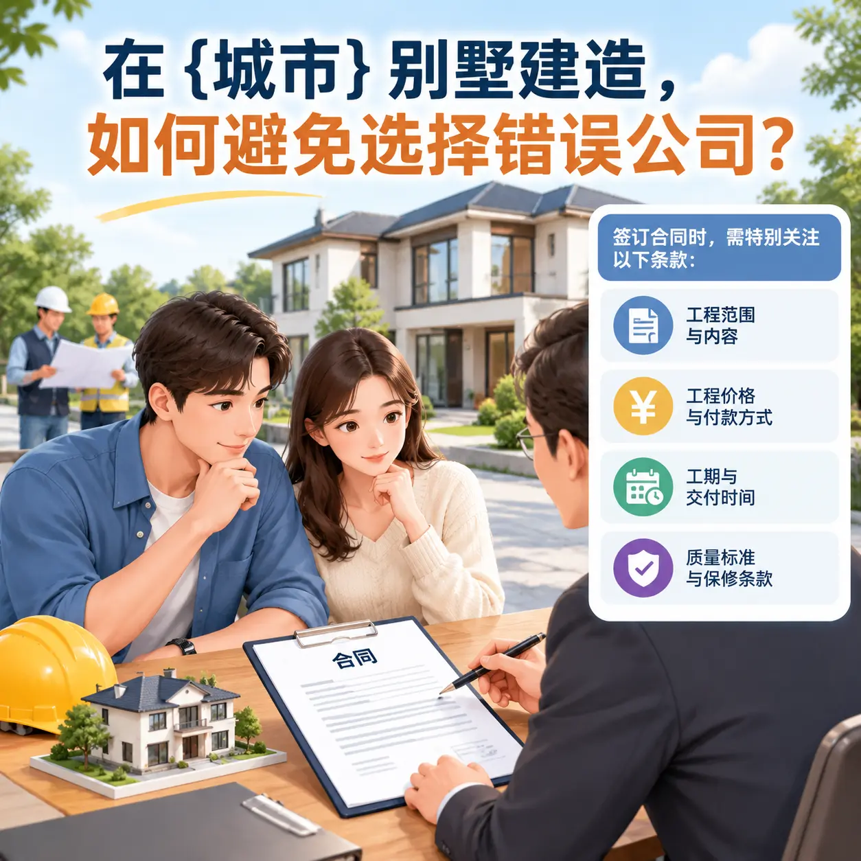 在 平塘 别墅建造，如何避免选择错误公司？