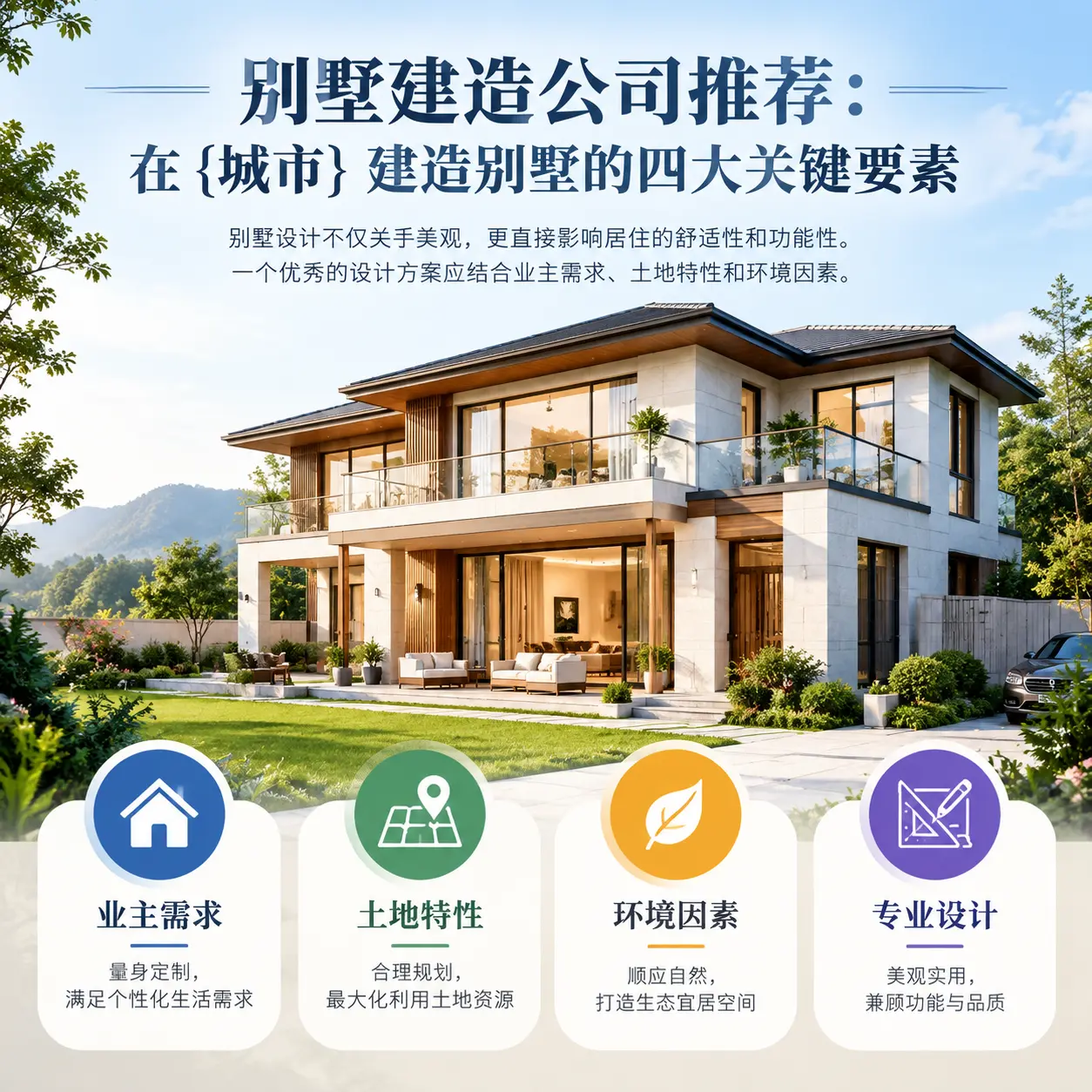 别墅建造公司推荐：在 平塘 建造别墅的四大关键要素