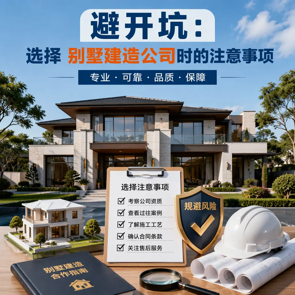 避开坑：选择 平塘 别墅建造公司时的注意事项