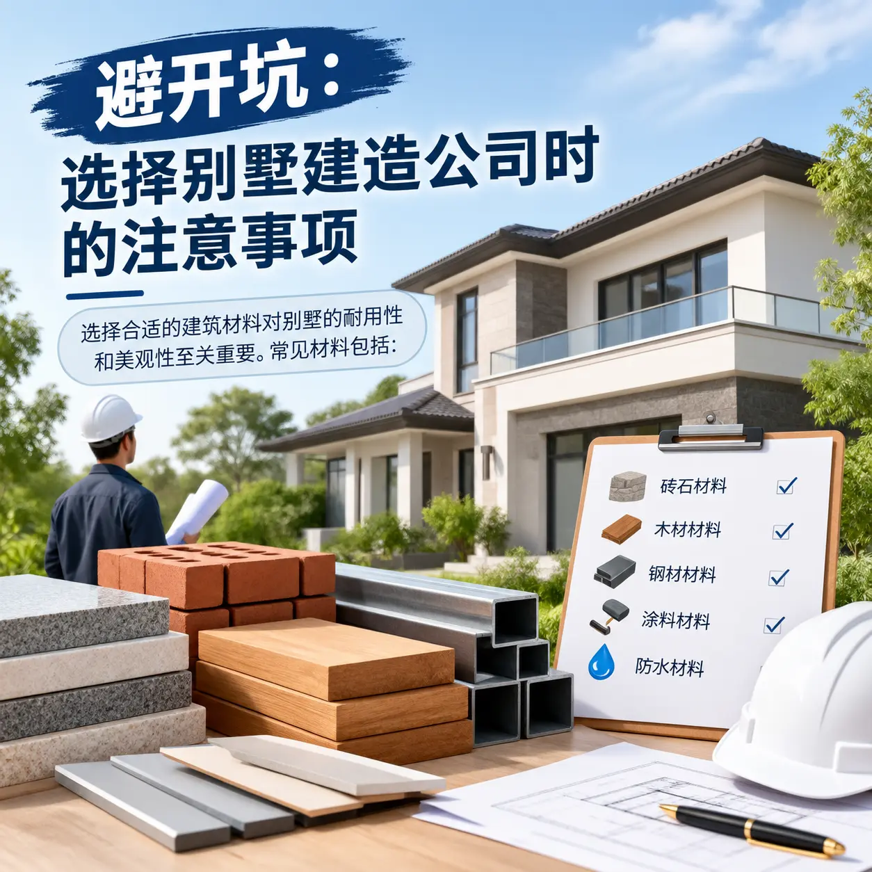 避开坑：选择 平塘 别墅建造公司时的注意事项