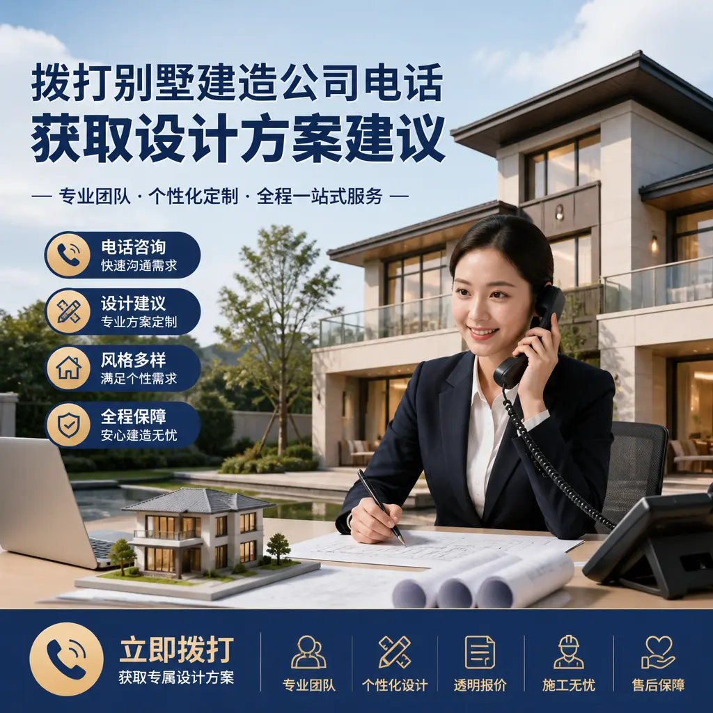 拨打平塘别墅建造公司电话，获取设计方案建议