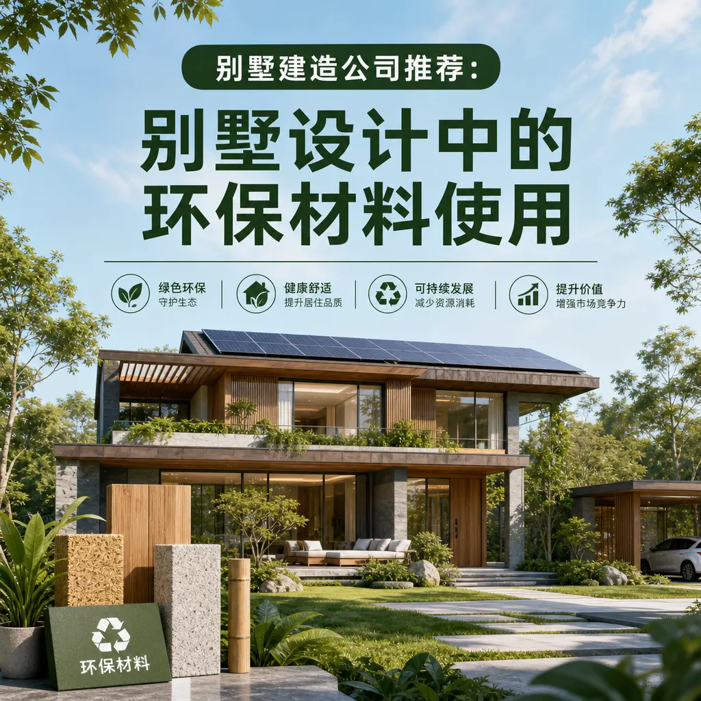 别墅建造公司推荐： 平塘 别墅设计中的环保材料使用